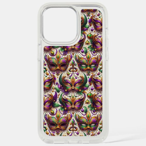 Mardi Gras mask iPhone 15 Pro Max Case