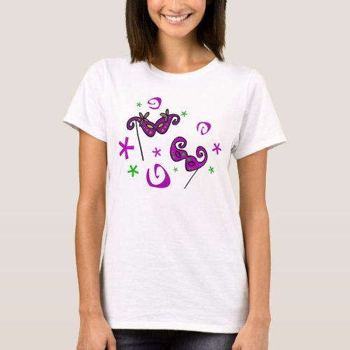 Mardi Gras Mask T_Shirt