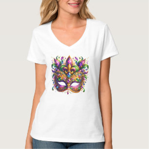 Mardi Gras Mask  T-Shirt