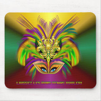 Mardi-Gras-Mask-The-Queen-V-2 Mouse Pad