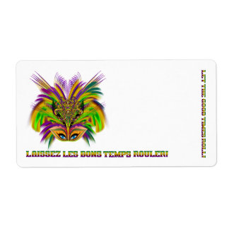 Mardi-Gras-Mask-The-Queen-V-3 Label