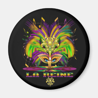 Mardi-Gras-Mask-The-Queen-V-4 Magnet