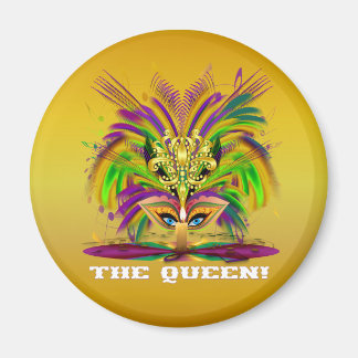 Mardi-Gras-Mask-The-Queen-V-4 Magnet