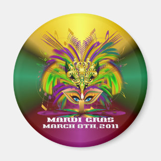 Mardi-Gras-Mask-The-Queen-V-4 Magnet