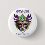 Mardi Gras Mask Thunder_Cove Button