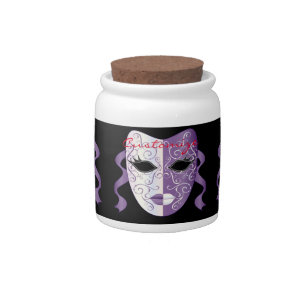 Mardi Gras Mask Thunder_Cove Candy Jar