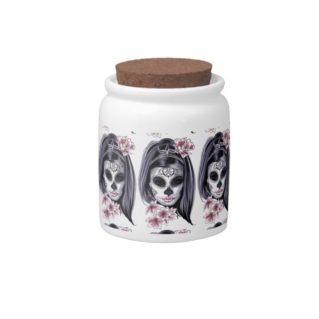 Mardi Gras Mask Thunder_Cove Candy Jar (Front)