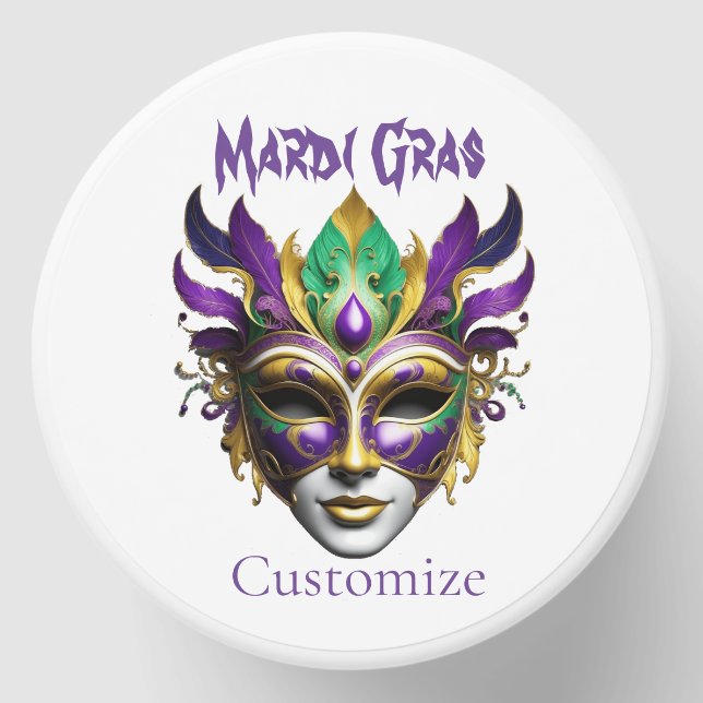 Mardi Gras Mask Thunder_Cove Mini Candle Favors (Front)