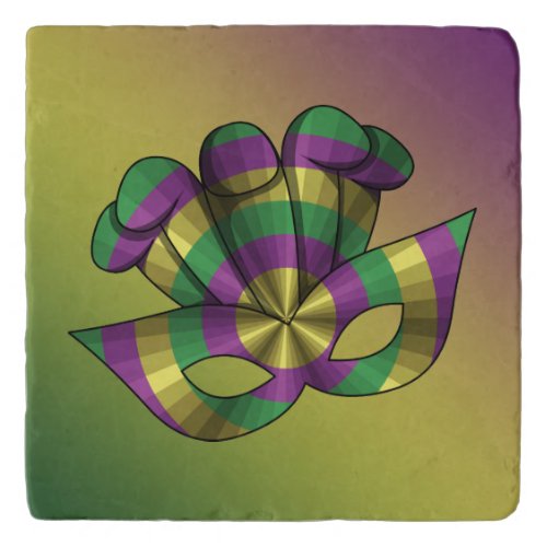 Mardi Gras Mask Trivet