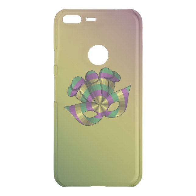 Mardi Gras Mask Uncommon Phone Case (Back)