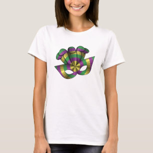 Mardi Gras Mask Women's Light Shirt