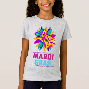 Mardi Gras Masks Kids Shirt