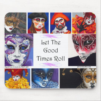 Mardi Gras  Masks Mouse Pad