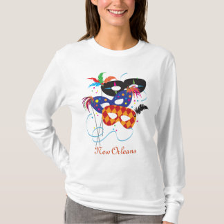 Mardi Gras Masks, New Orleans T-Shirt