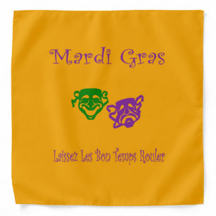 Mardi Gras Masks Rouler Bandana