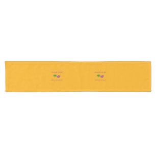 Mardi Gras Masks Rouler Short Table Runner