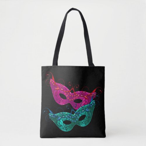 Mardi Gras Masks Tote Bag