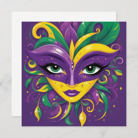 Mardi Gras Masquerade (Front/Back)