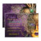 Mardi Gras Masquerade Birthday Party Invitations