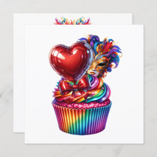 Mardi Gras Masquerade Invitation