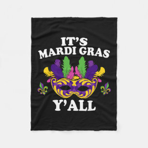Mardi Gras Masquerade Mardi Parade Costume Mens An Fleece Blanket