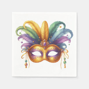 Mardi Gras Masquerade Napkins