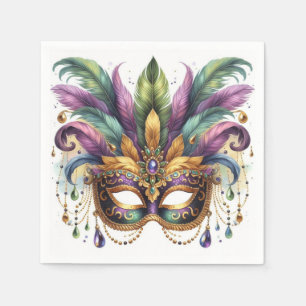 Mardi Gras Masquerade Napkins