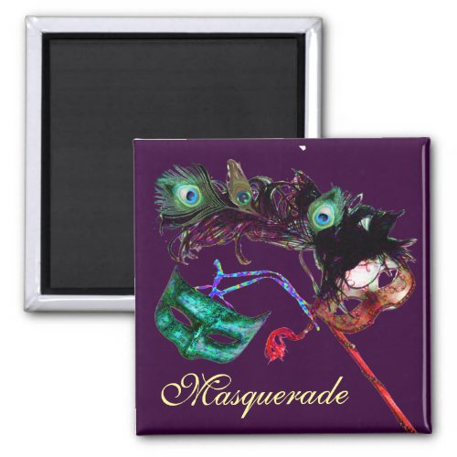 MARDI GRAS MASQUERADE PARTY MAGNET