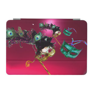 MARDI GRAS MASQUERADE PARTY MASKS Pink iPad Mini Cover