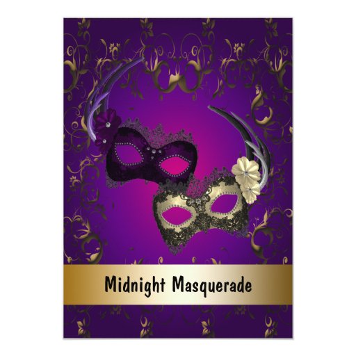 Masquerade Prom Invitations 5