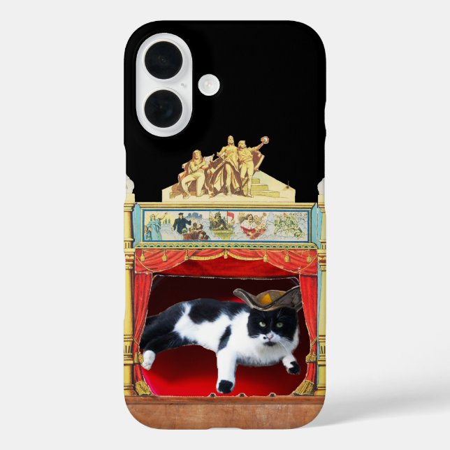 MARDI GRAS MASQUERADE THEATRE CAT Case-Mate iPhone CASE (Back)
