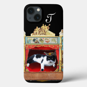 MARDI GRAS MASQUERADE THEATRE CAT Monogram iPhone 13 Case