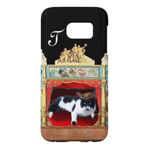 MARDI GRAS MASQUERADE THEATRE CAT Monogram Samsung Galaxy S7 Case