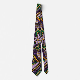 Mardi Gras Medallion Neck Tie