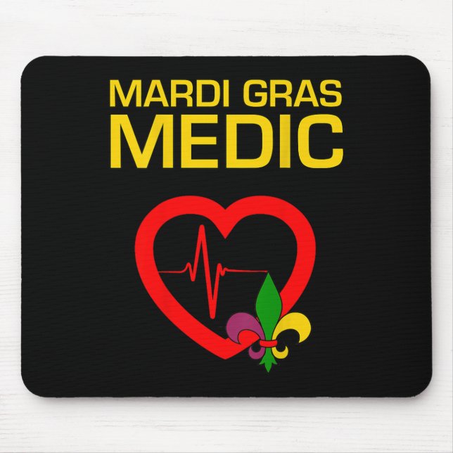 Mardi Gras Medic  Mouse Pad (Front)
