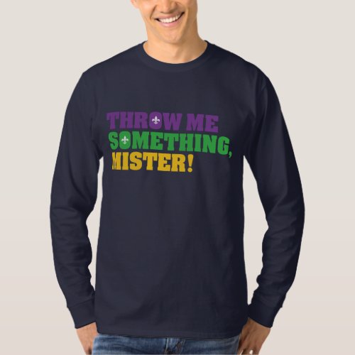 Mardi Gras Mens Long Sleeve T_Shirt