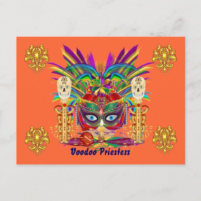 Mardi Gras Mojo Priestess View Notes Please (Front)