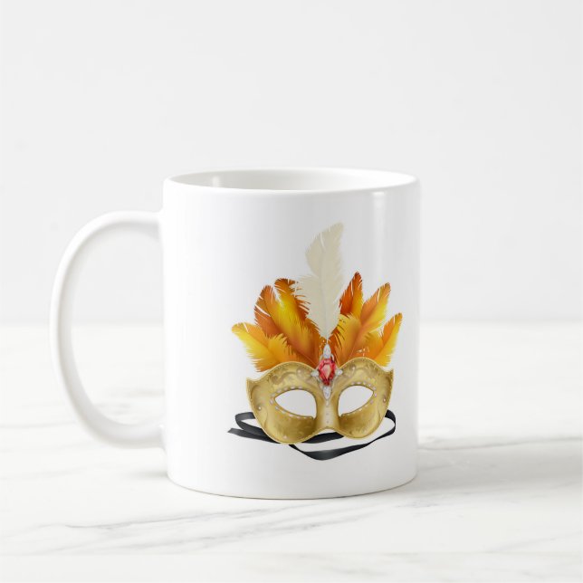 Mardi Gras Mug-Let The Good Times Roll Coffee Mug (Left)