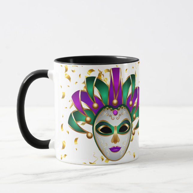 Mardi Gras Mug-Let The Good Times Roll Mug (Left)