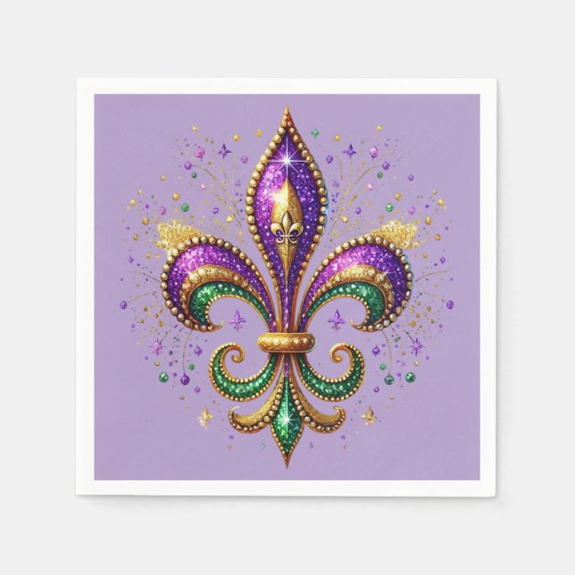 Mardi Gras Napkin (Front)