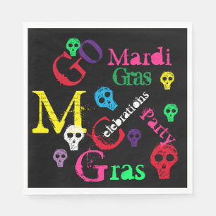 MARDI GRAS NAPKINS