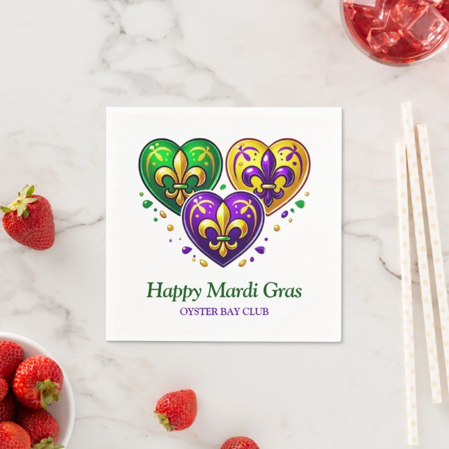 Mardi Gras Napkins (Insitu)