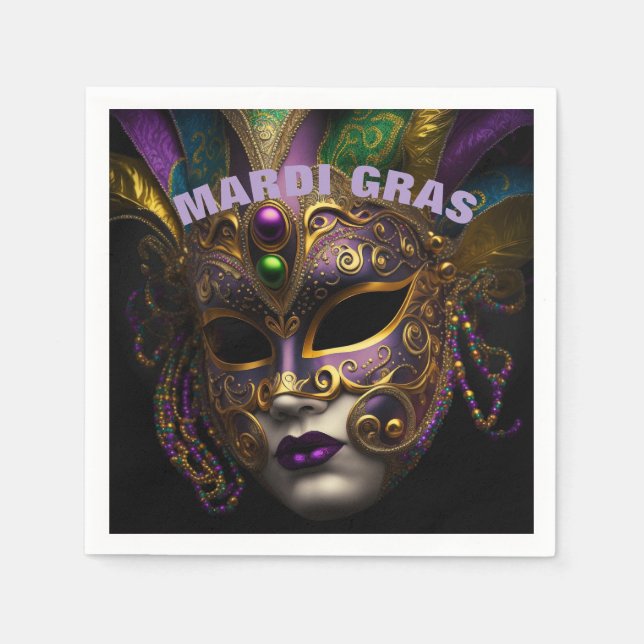 Mardi Gras  Napkins (Front)