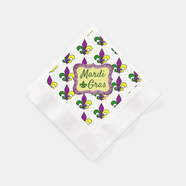 Mardi Gras Napkins (Corner)