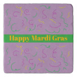 Mardi Gras Napkins Trivet