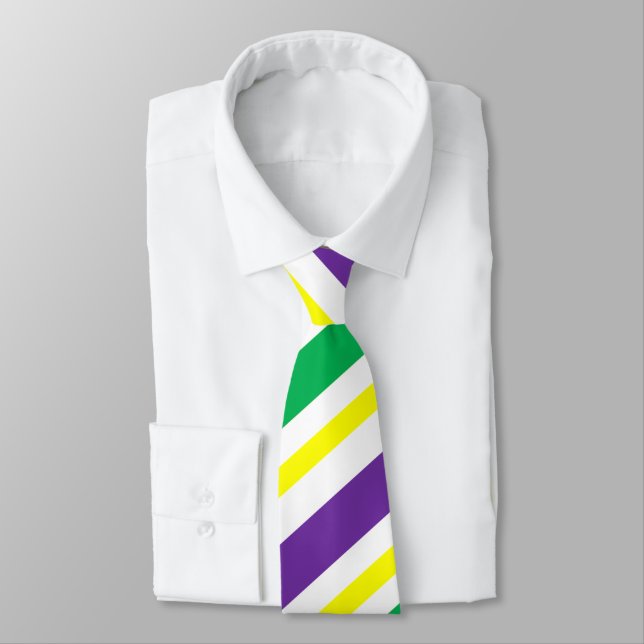 Mardi Gras Neck Tie (Tied)