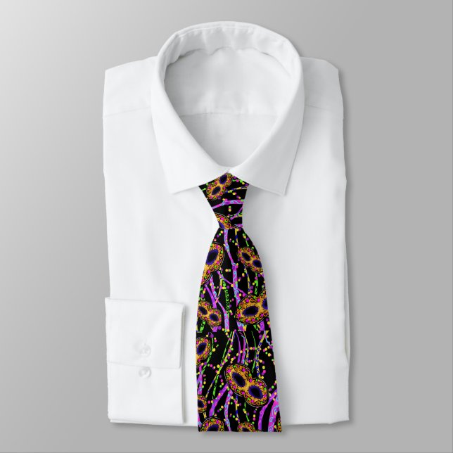 MARDI GRAS      NECK TIE (Tied)