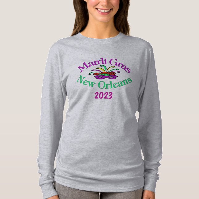 Mardi Gras New Orleans 2023 T-Shirt (Front)