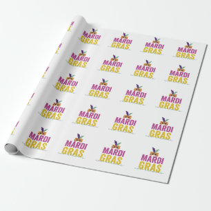 Mardi Gras New Orleans 2024 Carnival Gift Wrapping Paper