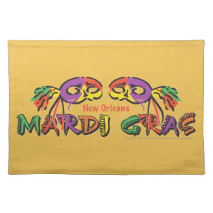 Mardi Gras New Orleans Cloth Placemat